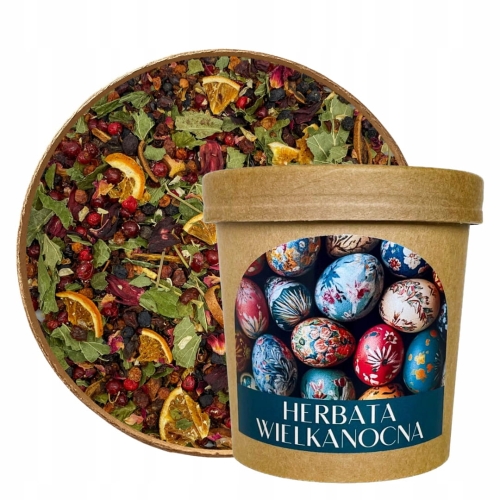 Przejdź do produktu Herbata owocowa Zapach Wiosny Wielkanocna na prezent 50g.