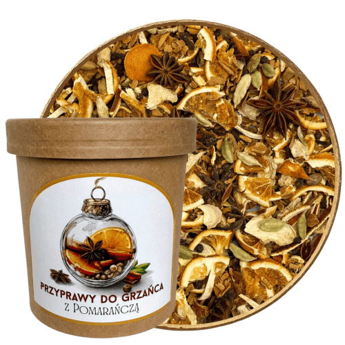 Przejdź do produktu Przyprawy do Grzańca z Pomarańczą na prezent 50g.