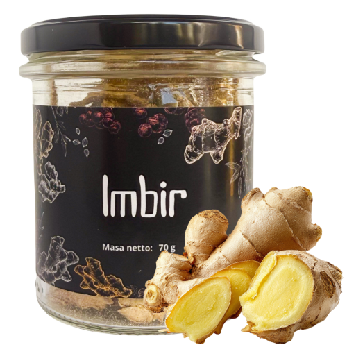 Przejdź do produktu Imbir Suszony Korzeń 70g.  