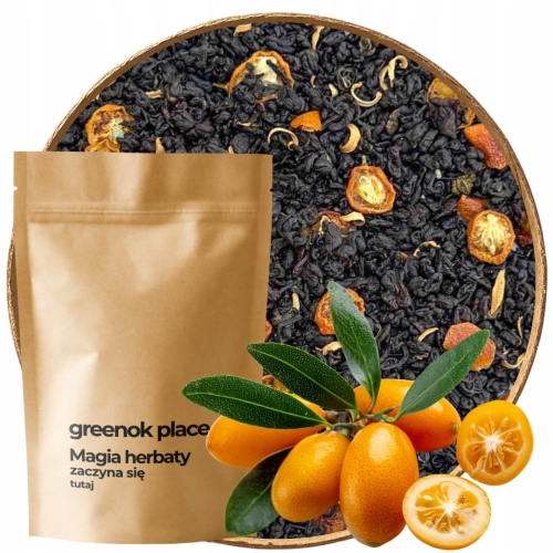 Przejdź do produktu Herbata czarna SŁODKI ZACHÓD SŁOŃCA 1000g kumkwat mleczna milk owoce