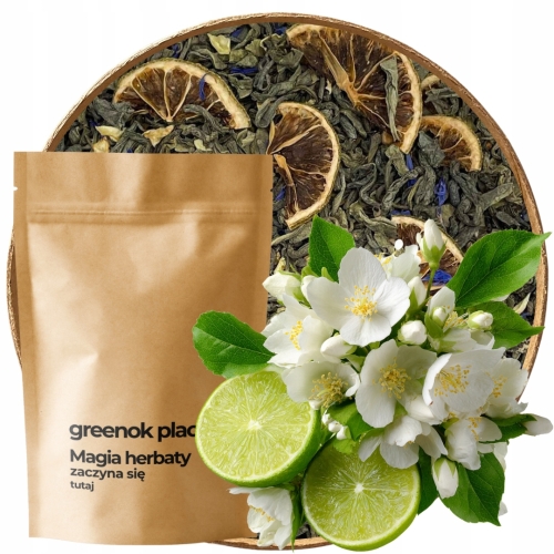 Przejdź do produktu Herbata zielona MOCHITO 1000g limonka mięta miętowa AROMATYCZNA