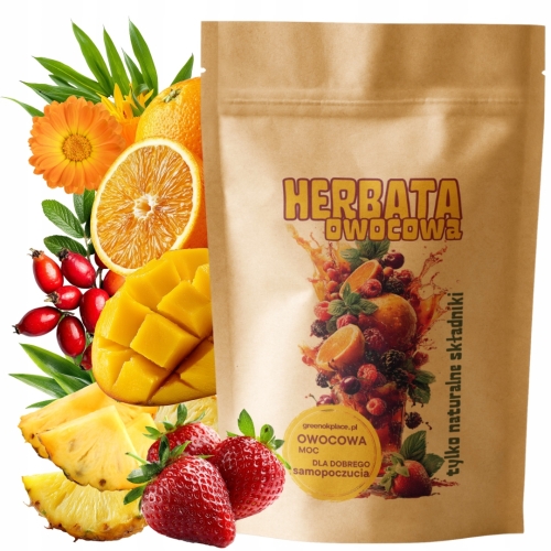 Przejdź do produktu Herbata owocowa MANGO TANGO 1000g owoce liofilizowane na prezent JAKOŚĆ