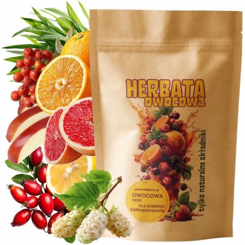 Przejdź do produktu Herbata owocowa CYTRUSOWA 1000g cytryna pomarańcza grejpfrut JAKOŚĆ