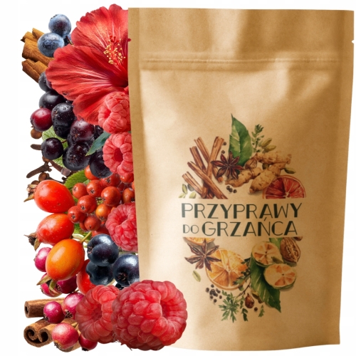 Przejdź do produktu GRZANIEC GALICYJSKI Z MALINĄ 1000g malina zestaw grzaniec do wina grzanego