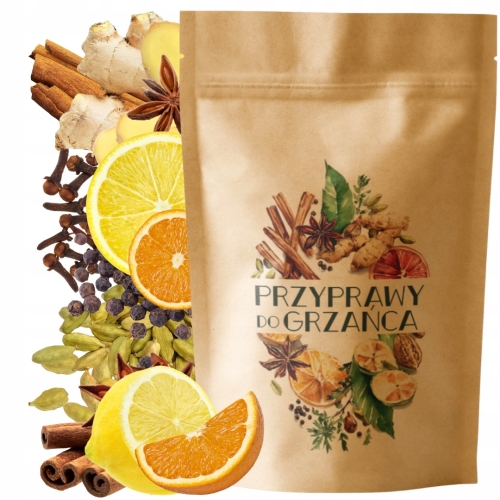 Przejdź do produktu GRZANIEC CYTRUSOWY 1000g owoce przyprawy do grzańca na prezent NATURALNE