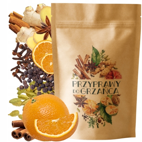 Przejdź do produktu PRZYPRAWY DO GRZAŃCA POMARAŃCZA 1000g zestaw przypraw grzaniec NATURALNE