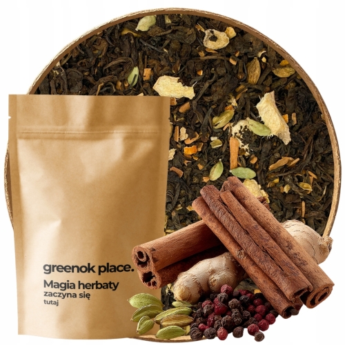 Przejdź do produktu Herbata czerwona KORZENNA 1000g rozgrzewająca na prezent grzaniec NATURALNA