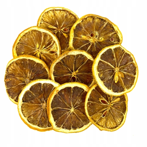 Przejdź do produktu Suszona CYTRYNA 1000g plastry cytryny do herbaty koktajli witaminy JADALNE