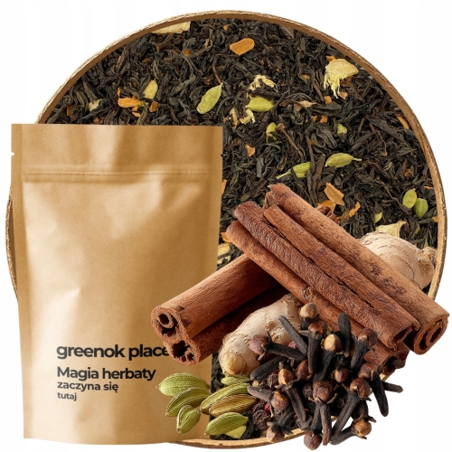 Przejdź do produktu Herbata czarna KORZENNA 1000g CEYLON kardamon cynamon imbir goździki