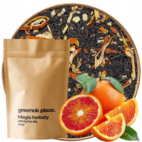 Przejdź do produktu Herbata czarna AROMAT Z BARCELONY 1000g pomarańcza z pomarańczą JAKOŚĆ