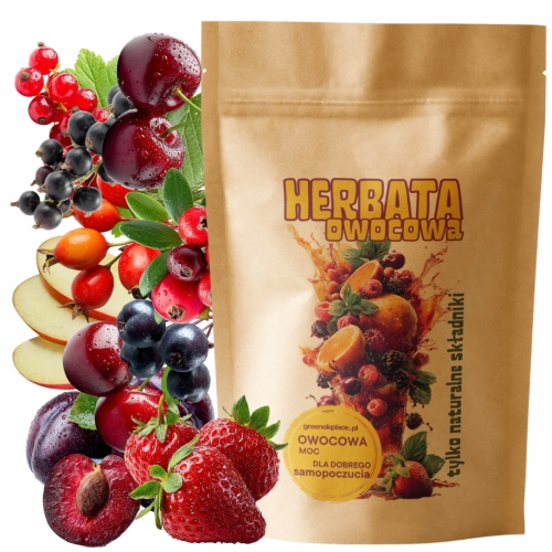 Przejdź do produktu Herbata owocowa15 SKARBÓW POLSKI 1000g owoce liofilizowane naturalna JAKOŚĆ