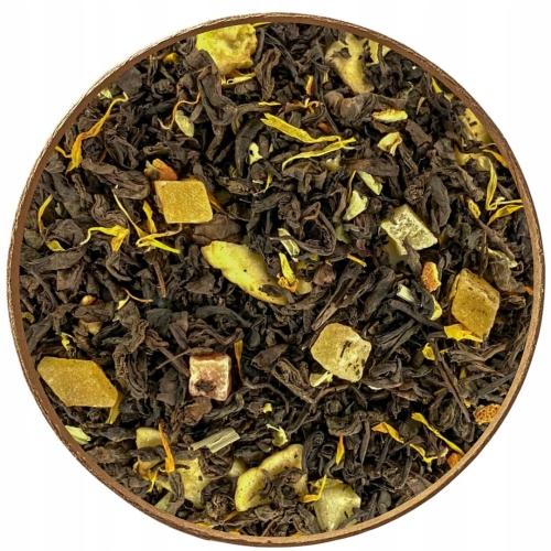 Przejdź do produktu Herbata czerwona PU-ERH TROPIKALNA WYSPA 1kg