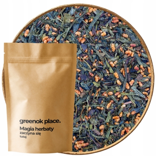 Przejdź do produktu Herbata zielona GENMAICHA JAPAN STYL 1000g sencha prażony ryż JAKOŚĆ HURT