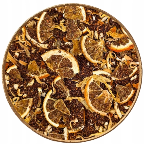 Przejdź do produktu Herbata ROOIBOS POMARAŃCZOWY OGIEŃ 1kg