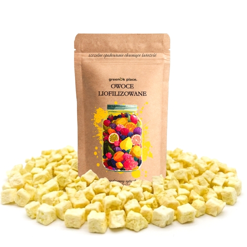 Przejdź do produktu Jabłko Liofilizowane Bez Skórki Grys 
