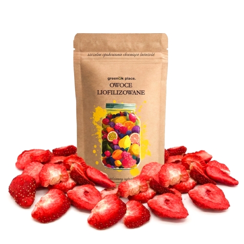 Przejdź do produktu Truskawka Liofilizowana plastry 