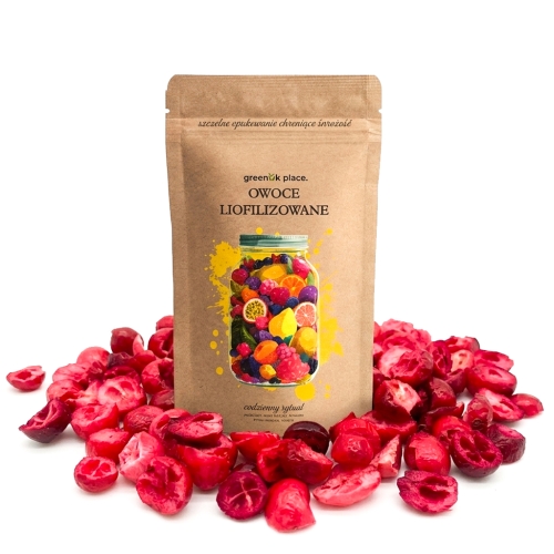 Przejdź do produktu Żurawina Liofilizowana połówki 