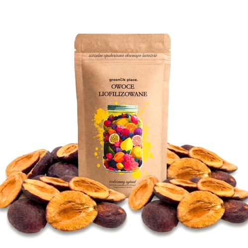 Przejdź do produktu Śliwka Liofilizowana połówki 