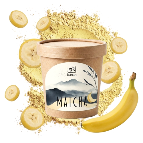 Przejdź do produktu Matcha Banan w proszku naturalna owocowa 50g 