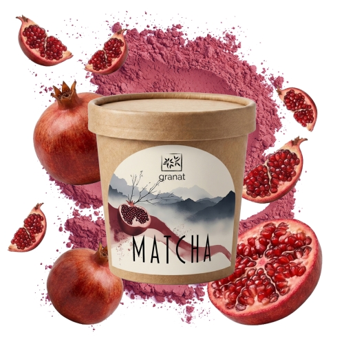 Przejdź do produktu Matcha Granat w proszku naturalna owocowa 50g