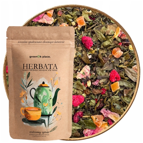 Przejdź do produktu Herbata biała liściasta Owocowa Fantazja 