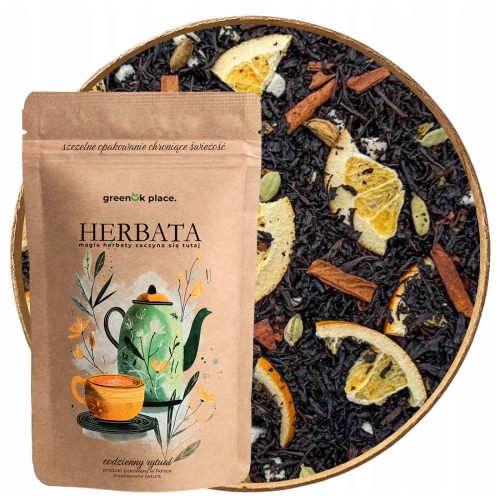 Przejdź do produktu Herbata czarna liściasta rozgrzewająca "Przy Kominku"