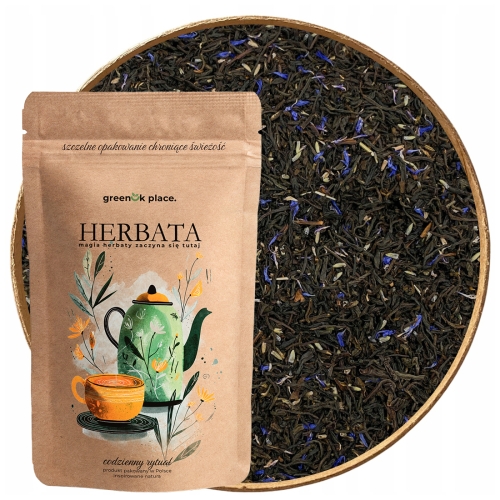 Przejdź do produktu Herbata czarna liściasta Lawendowa 