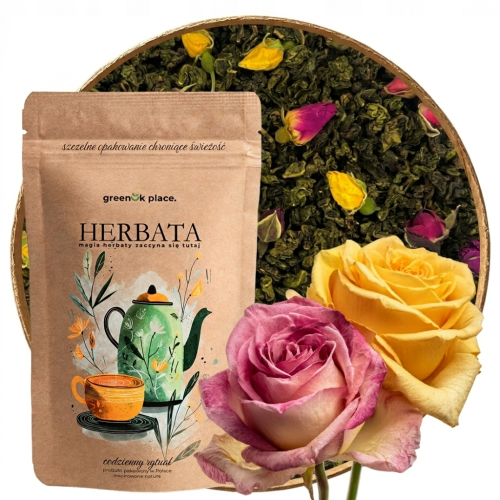Przejdź do produktu Herbata liściasta Oolong Różany pocałunek
