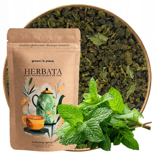 Przejdź do produktu Herbata liściasta Oolong Mięta