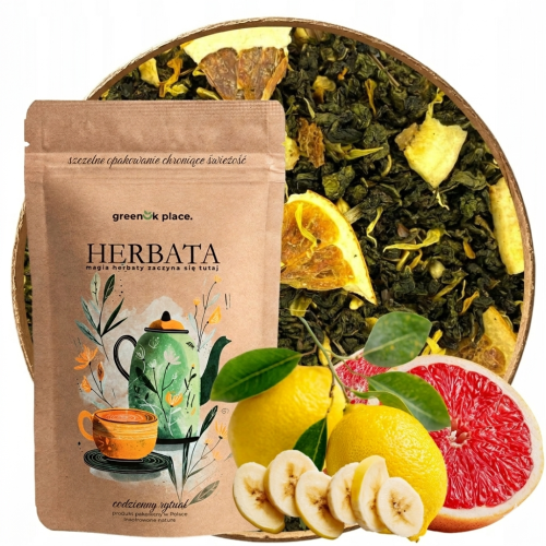 Przejdź do produktu Herbata liściasta Oolong Grejpfrut-Cytryna