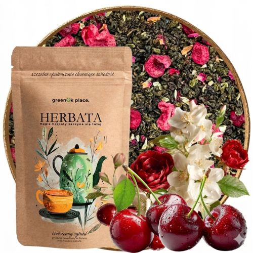 Przejdź do produktu Herbata liściasta Oolong Wiśniowy Zakątek 