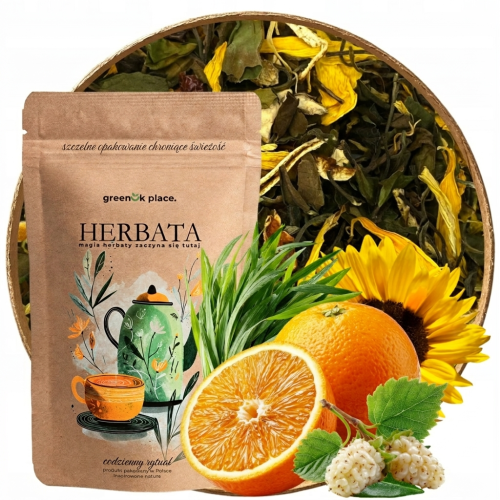Przejdź do produktu Herbata liściasta Biała Pomarańczowy Raj