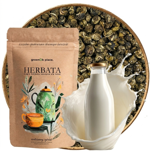 Przejdź do produktu Herbata liściasta Biała Cesarska Perła Long Zhu Milk