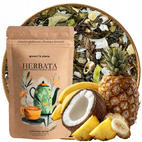 Przejdź do produktu Herbata biała liściasta Smak Tropików 