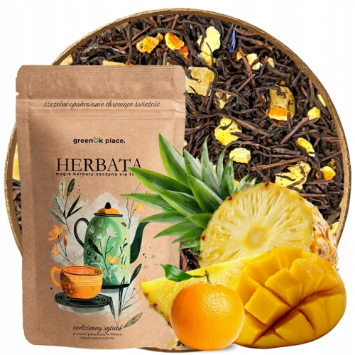 Przejdź do produktu Herbata czarna liściasta Mango-Ananas