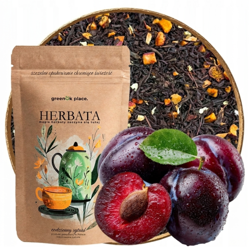 Przejdź do produktu Herbata czarna liściasta Śliwka w Karamelu 
