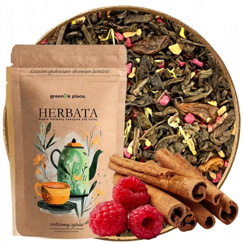 Przejdź do produktu Herbata Czerwona Pu-Erh Malina-Cynamon liściasta
