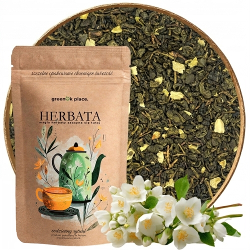 Przejdź do produktu Herbata Zielona liściasta Jaśminowa