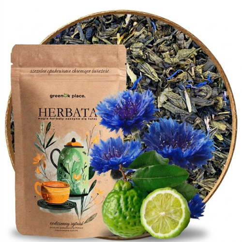 Przejdź do produktu Herbata Zielona liściasta Earl Grey z Bergamotką 