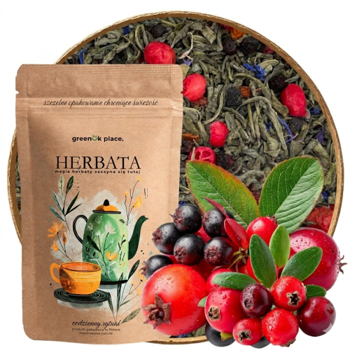 Przejdź do produktu Herbata Zielona liściasta Leśna Harmonia 