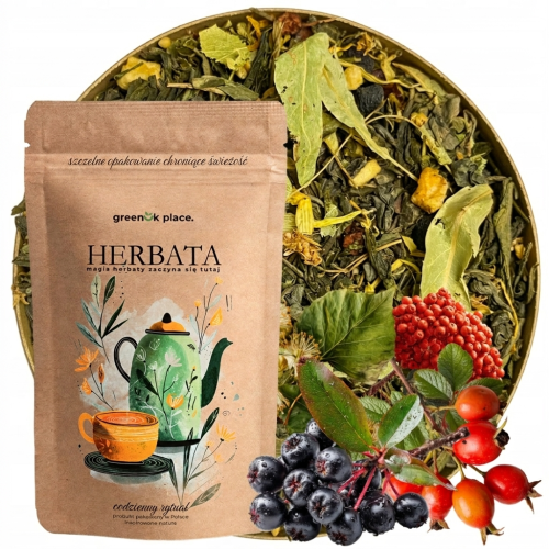 Przejdź do produktu Herbata Zielona liściasta Pachnąca Lipa w Miodzie