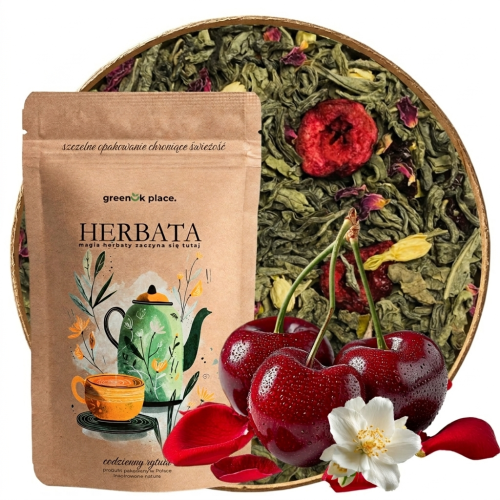 Przejdź do produktu Herbata Zielona liściasta Kwitnąca Sakura  