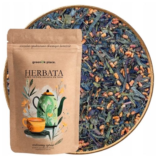 Przejdź do produktu Herbata Zielona liściasta Genmaicha Japan styl