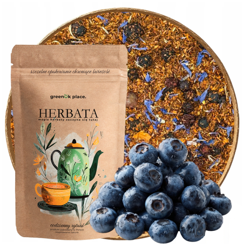 Przejdź do produktu Herbata Rooibos Leśna Jagoda owoce leśne