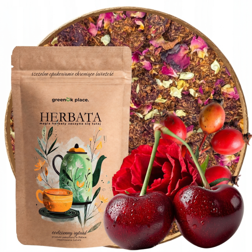 Przejdź do produktu Herbata Rooibos Wiśnia w czekoladzie bez kofeiny