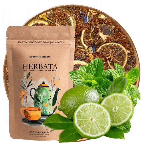 Przejdź do produktu Herbata Rooibos Mohito bez kofeiny