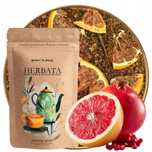 Przejdź do produktu Herbata Rooibos Grejpfrut bez kofeiny