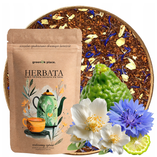 Przejdź do produktu Herbata Rooibos Earl Grey bez kofeiny bergamotka