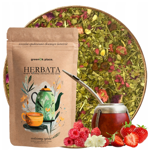 Przejdź do produktu Herbata Yerba Mate Truskawka-Malina 