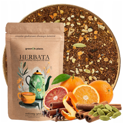 Przejdź do produktu Herbata Rooibos Grzaniec rozgrzewająca naturalna